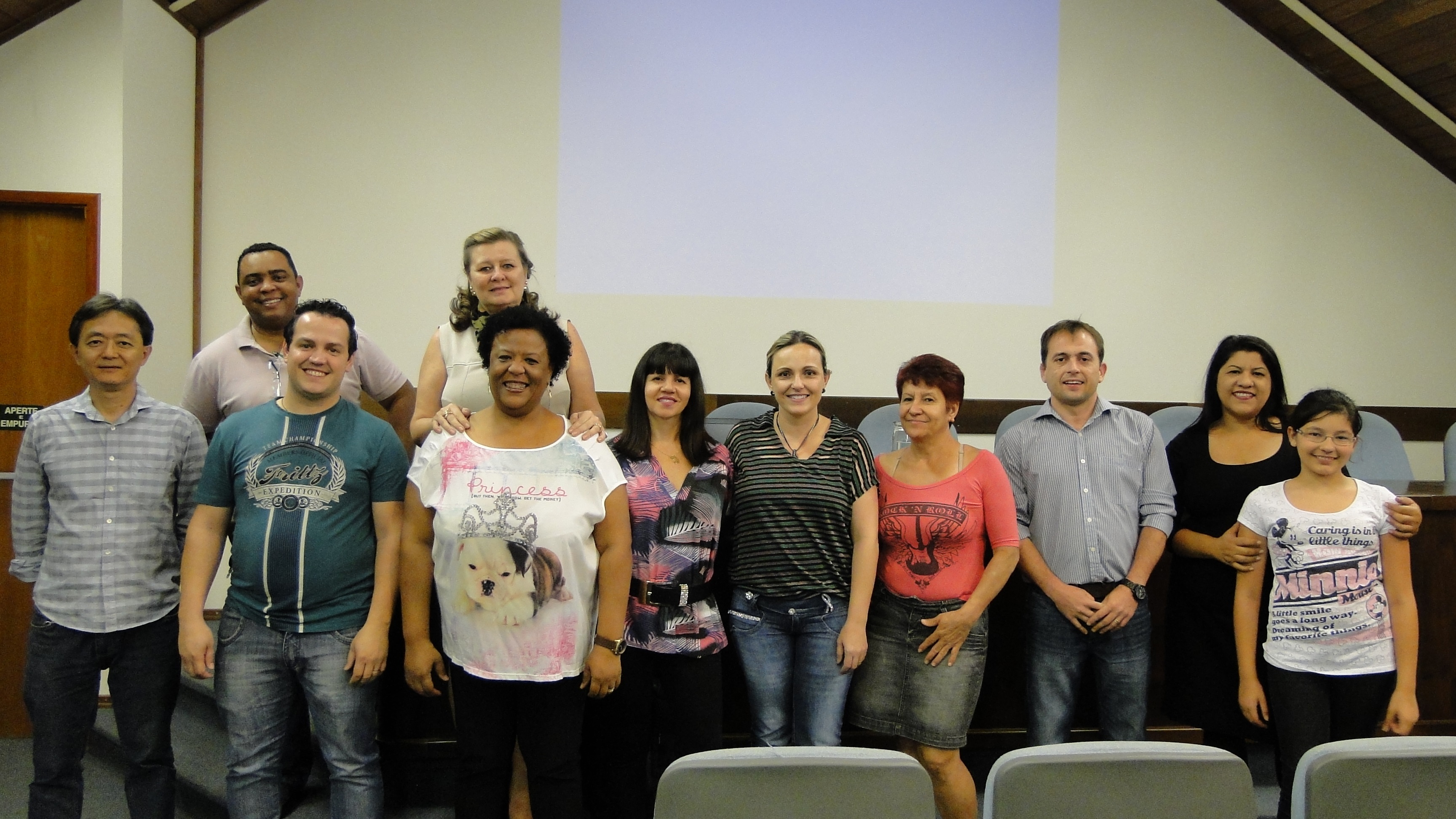 Integrantes do Núcleo Setorial de Vestuário participam do evento