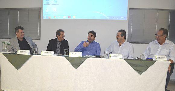Sergio Lombardi, Celso Massom, Atílio Pereira, Jorge Taiar e Sérgio Trevisan
